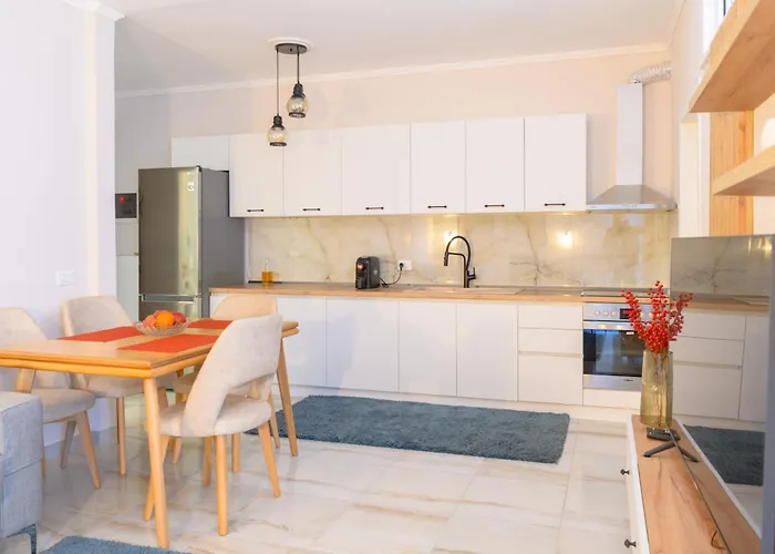 Tirana Cityscape 3- Vibrant Modern Apartment